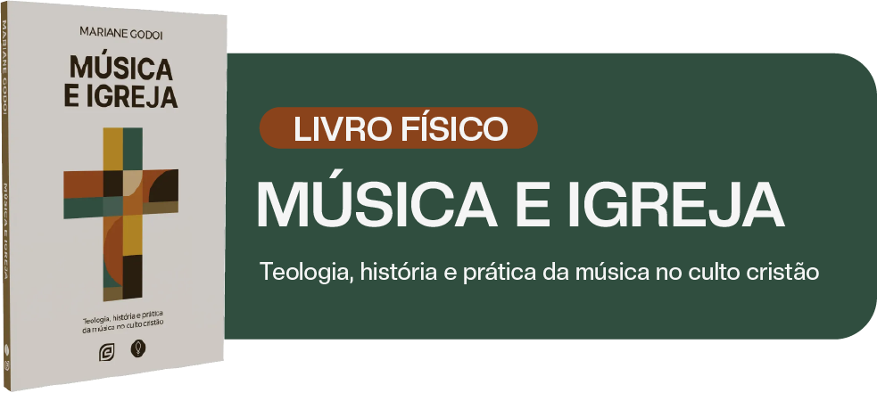 Livro físico Música e Igreja